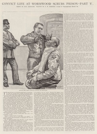 Convict Life ve věznici Wormwood Scrubs od Charles Paul Renouard